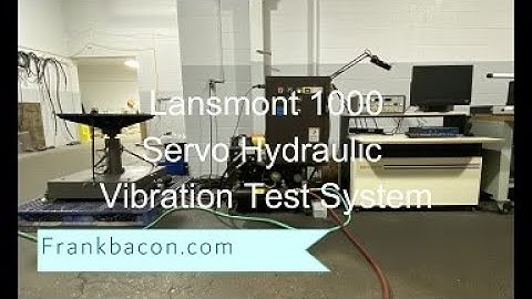 Lansmont 1000 Servo Hydraulic Package Vibration Test System for ISTA & ASTM Transportation Testing