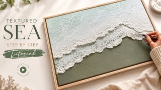 Details Easy Way to Paint an Abstract Sea & Waves | Step-by-Step Tutorial for Beginners🤩 News