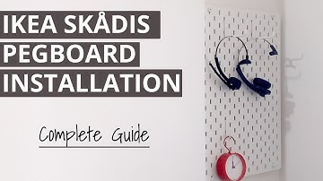 Ikea Skadis Pegboard Installation - Detailed Instructions
