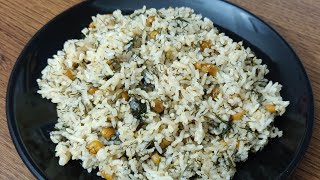 Dill leaves rice | Sabbakki rice | Quick & Easy recipe | Sabbassige soppina rice | Kamala's Kitchen