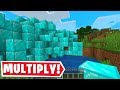 MINECRAFT BUT EVERY BLOCK MULTIPLIES..