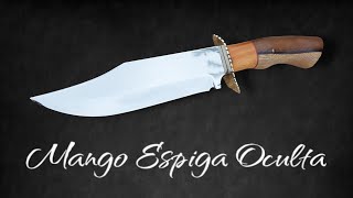 Como ENCABAR un CUCHILLO con MANGO ESPIGA OCULTA