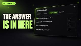 Information Every Phenom Bingo Game Setting Explained | Tutorial 17 Update