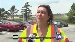 Roads buckling under heat