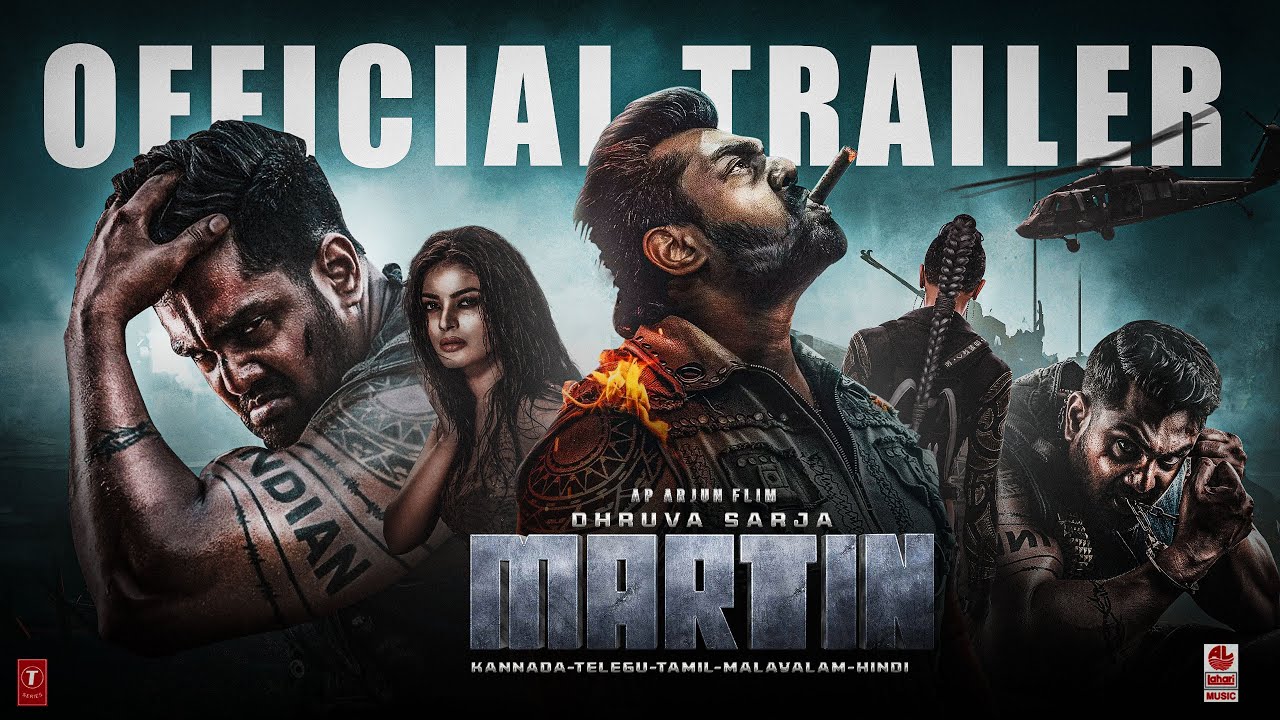 Martin - Official Trailer | Dhurva Sarja , Vabhavi Sandihlya | AP Arjun, Uday K Mehta | - YouTube