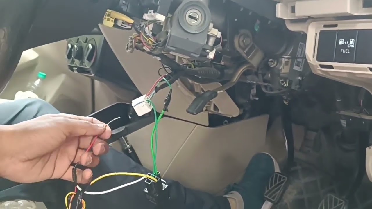 GPS Tracker Device Installation In Swift Dzire Vehicle