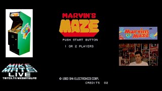 Marvin's Maze (1983 SNK arcade game) Mike Matei Playthrough