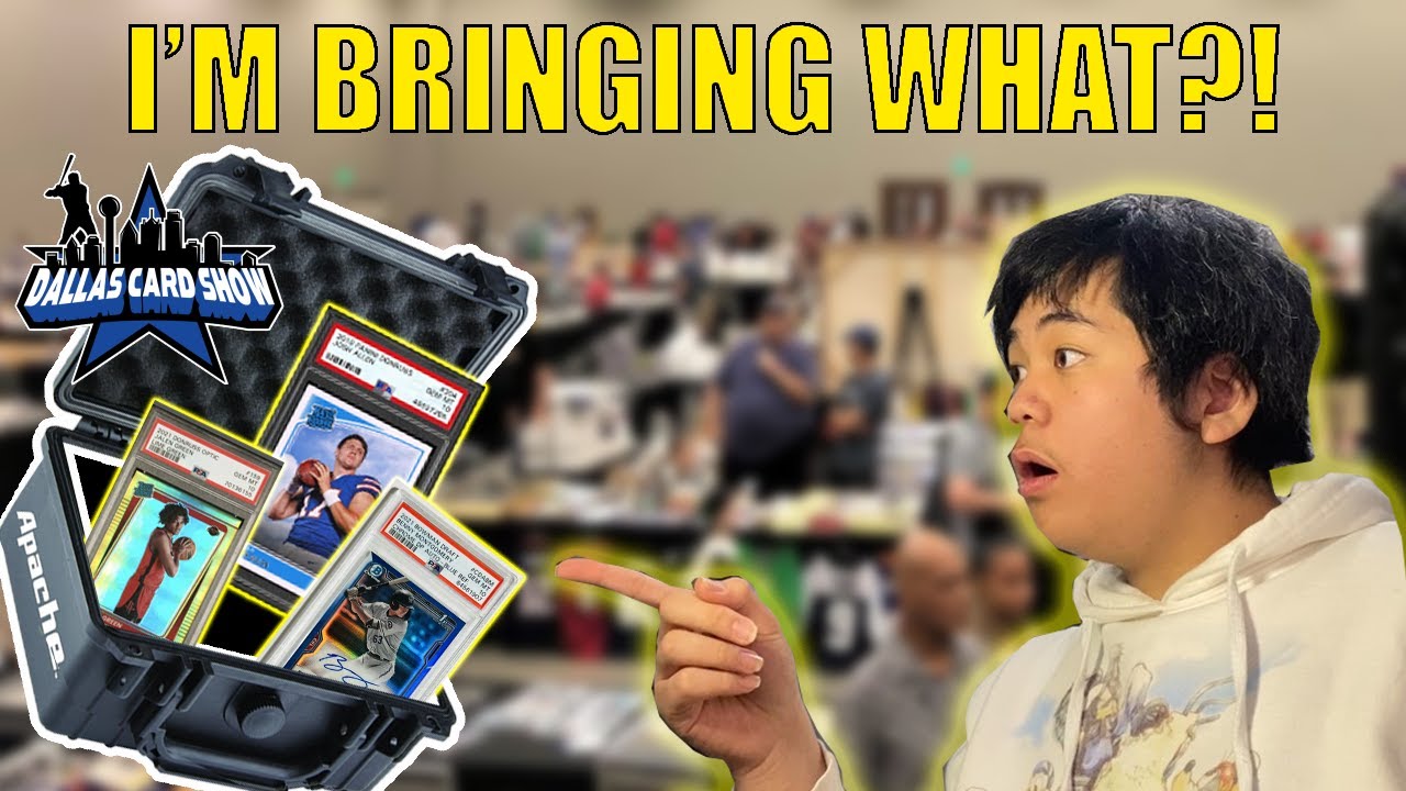 WHAT IM BRINGING TO THE BEST CARD SHOW! Dallas Card Show March 2023