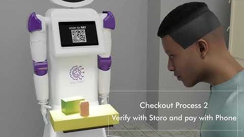 Retail Robot - Multi-tasking robot - www.sclanet.com - Sclanet Inc Video
