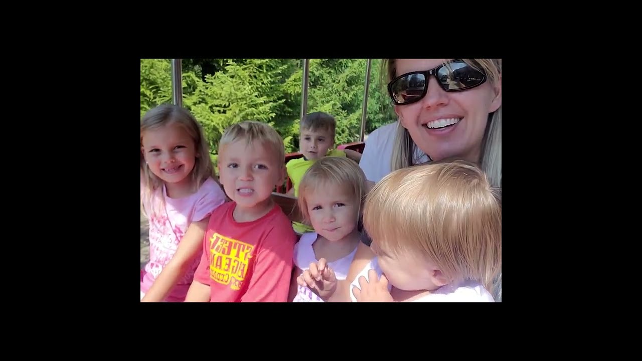 Riding Kiddie Train at Michigan's Adventure | Family Travel Vlog
