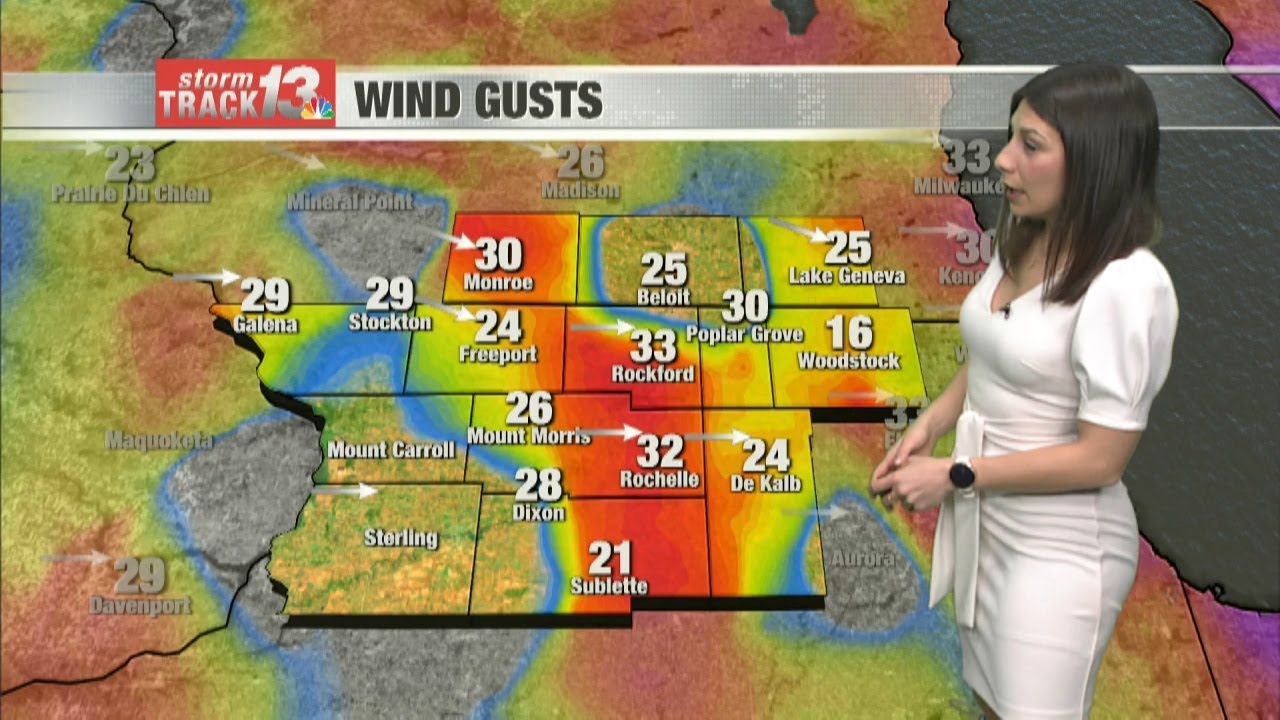 Breezy and sunny weather kicks off a new week - YouTube