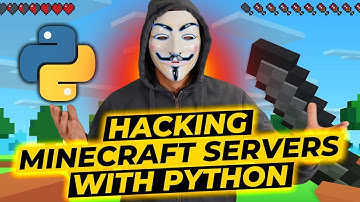 Minecraft hacking with PYTHON and Log4j // Netcat reverse shell exploiting CVE