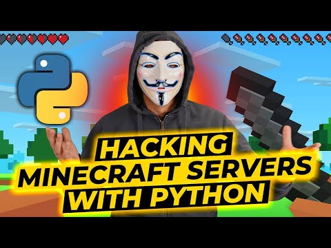 Minecraft hacking with PYTHON and Log4j // Netcat reverse shell exploiting CVE