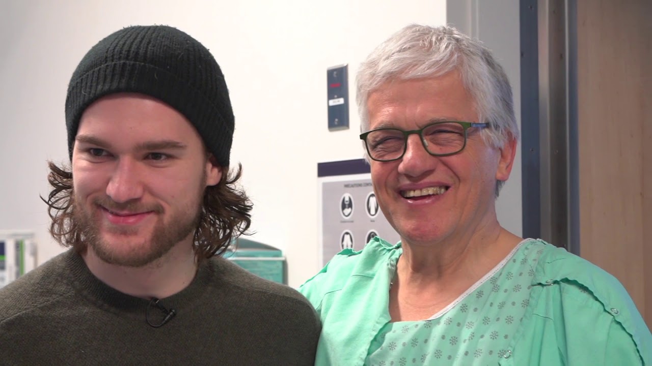Jonathan Drouin est allé à la rencontre des patients YouTube