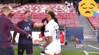 Neymar... moments before and after Thomas Tuchel got sacked