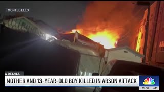 3 dead, including 13-year-old boy, in Montebello apartment arson attack