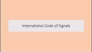 Flashing light signaling using Morse code: Exercise 12