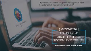 (MKCK143220) ENTERPRISE ARCHITECTURE SYSTEM AND DESIGN - Pertemuan 7 screenshot 3