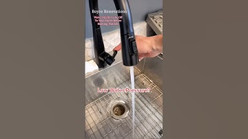 Fix Low Water Pressure at the Faucet Fast