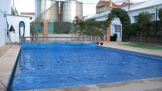 Cobertor piscina de burbujas