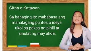 Sanaysay at Talumpati bilang Uri ng Paglalahad