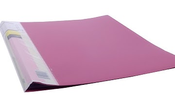 Certificate Size Display Book / Clear Book Presentation File - 20 Pockets