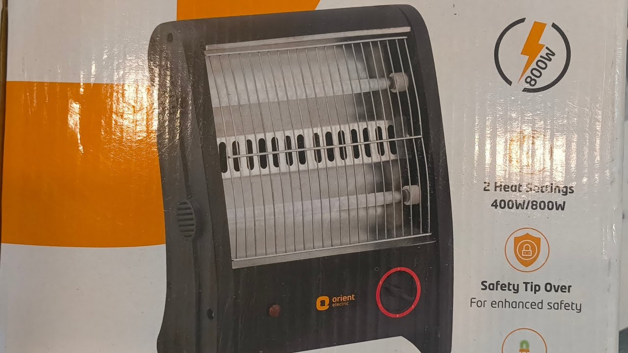 Orient QH800ASQ Instahot Quartz Room Heater unboxing and review 