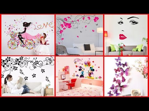 50+-wonderful-wall-stickers-design//beautiful-wall-decor-ideas-||-fancy-look