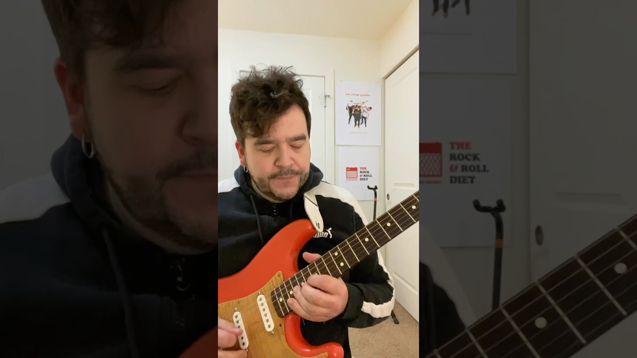 Mike of @theorangegoodness  explaining “guitar sounds” 🎸 🎼.