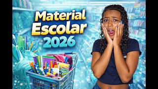 Comprando Meu Material Escolar 2026 Diário Escolar