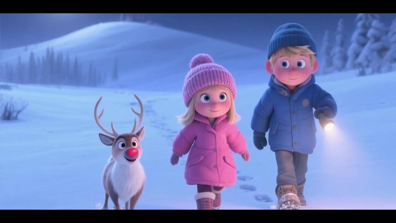 Bedtime story Sparkle's Snowy Christmas Eve Rescue!