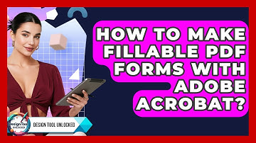 How To Make Fillable PDF Forms With Adobe Acrobat? - Design Tool Unlocked