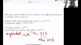 Jordan Ellenberg: What’s up in arithmetic statistics? (NTWS 024)