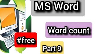 Ms word !! Proofing tools !! Part 9 #freecourse #computerknowledge #computer