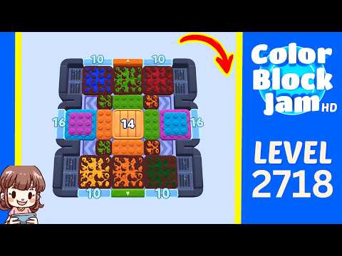 Color Block Jam Level 1711 (2718) Solution Walkthrough