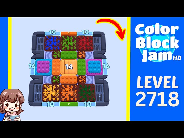 Color Block Jam Level 1711 (2718) Solution Walkthrough - YouTube