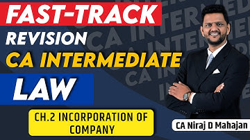 CA CMA Inter LAW Fast-track Chp 2 Lec 2 by CA NIRAJ D MAHAJAN