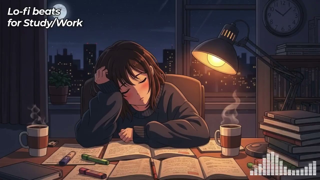 Late Night Study Session 🌙 Lofi Beats for Focus and Concentration