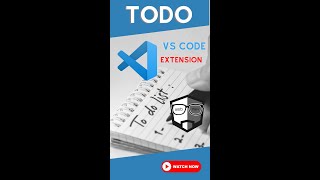 The Best Todo Extension for VS Code: Time-Saving Tips & Tricks! #shorts