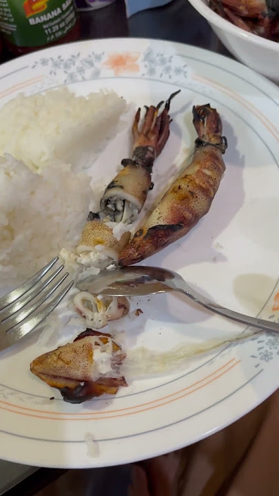 #eating #grilled #squid 😋😋😋