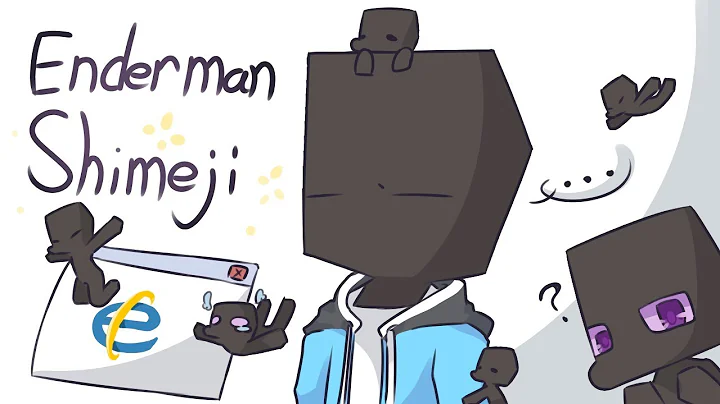 I finished Enderman shimeji !