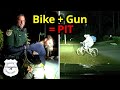 Thinks He Can Outrun Cops on a Bike — It Ends With a PIT
