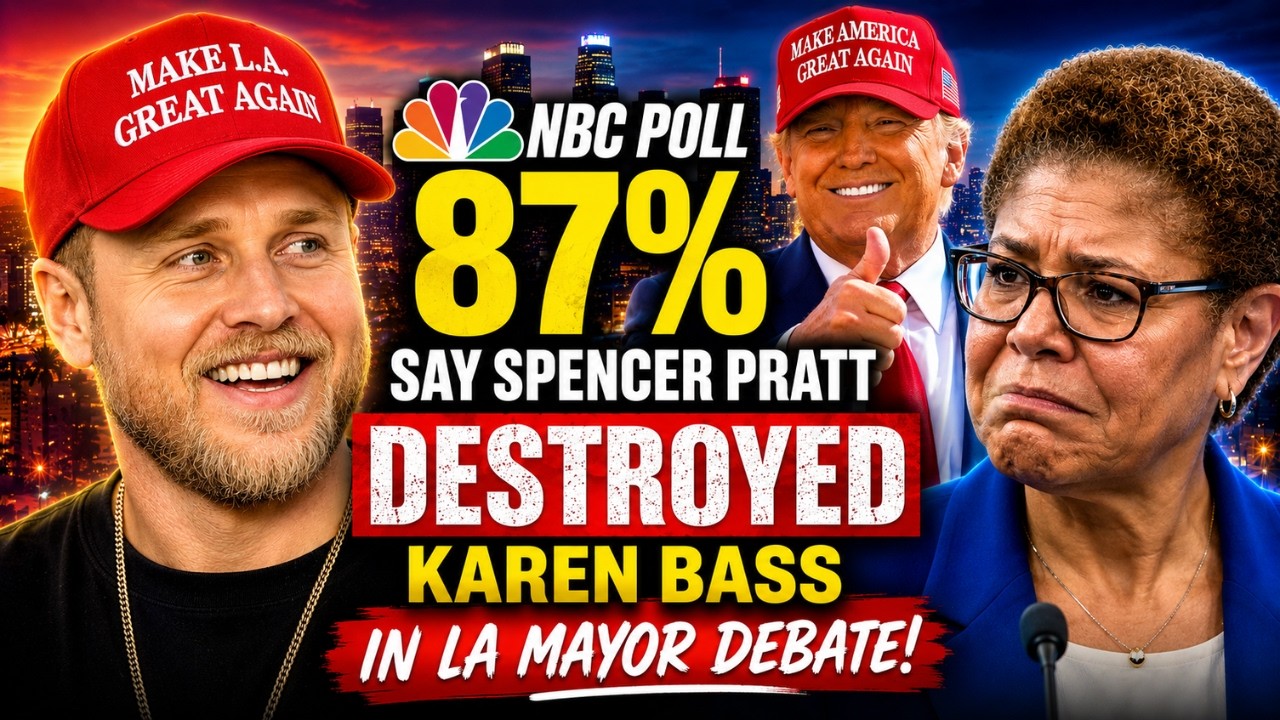 NBC STUNNED: 87% Say Spencer Pratt CRUSHED Karen Bass! - YouTube