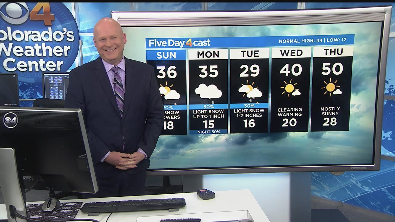 Two Chances For Light Snow Ahead - YouTube
