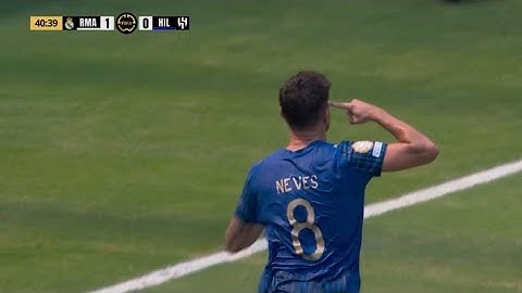 Rúben Neves Goal, Real Madrid vs Al-Hilal (1-1) All Goals and Extended Highlights