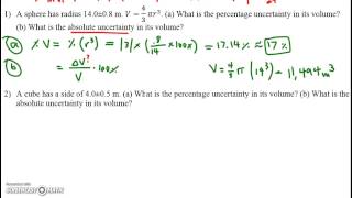 Propagating Uncertainty Through Exponentiation