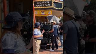 Disneyland 2025 Filming on Main Street USA Walking People Watching Main Street USA Walt Disney