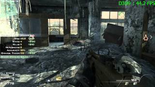 COD Modern Warfare 3 - (AMD Radeon HD 6770M + Intel HD Graphics 3000) + Frame rate