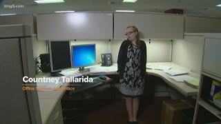 Woman with Down syndrome thriving at office job