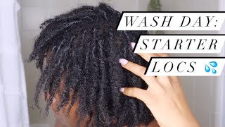 Starter Locs Wash Day Thick 4C Hair